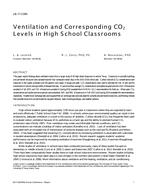 LB-17-C066 — Ventilation and Corresponding CO2 Levels in High School Classrooms