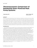 LB-17-C030 — Thermoeconomic Comparison of Residential Solar-Powered Heat Pump Systems