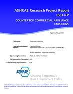RP-1631 — Countertop Commercial Appliance Emissions