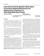 LB-17-006 — Low-Cost Control System Built Upon Consumer-Based Electronics for Supervisory Control of a Gas-Operated Heat Pump