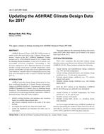 LB-17-007 — Updating the ASHRAE Climate Design Data for 2017