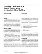 LB-17-002 — First-Year Calibration of a Design Energy Model at a Medical Office Building