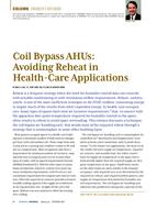 Engineer's Notebook: Coil Bypass AHUs: Avoiding Reheat in Health-Care Applications