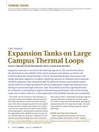 Expansion Tanks on Large Campus Thermal Loops