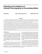 Potential and Limitations of Infrared Thermography on Unventilated Walls