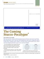 Building Sciences: The Coming Stucco-Pocalypse