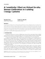 CH-18-C043 — A Sensitivity Effect on Virtual In-situ Sensor Calibration in Building Energy Systems