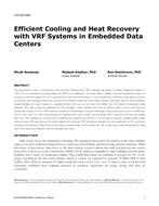 CH-18-C056 — Efficient Cooling and Heat Recovery with VRF Systems in Embedded Data Centers