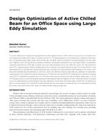CH-18-C014 — Design Optimization of Active Chilled Beam for an Office Space using Large Eddy Simulation