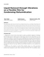 CH-18-C009 — Liquid Removal through Vibrations on a Flexible Film for Condensing/Dehumidification