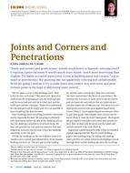 Joints and Corners and Penetrations