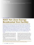 Balancing Energy and IAQ: NIST Net-Zero Energy Residential Test Facility