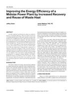 CH-18-010 — Improving the Energy Efficiency of a Midsize Power Plant by Increased Recovery and Reuse of Waste Heat
