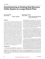 CH-18-006 — Commissioning an Existing Heat Recovery Chiller System at a Large District Plant