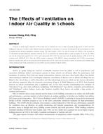 HO-18-C049 — The Effects of Ventilation on Indoor Air Quality in Schools