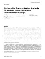 HO-18-C064 — Nationwide Energy Saving Analysis of Radiant Floor System for Commercial Buildings