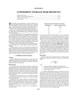 R21 — Commodity Storage Requirements (I-P)