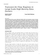 HO-18-C047 — Transient Air Flow Regimes in Large Scale High Density Data Centers
