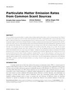 HO-18-C011 — Particulate Matter Emission Rates from Common Scent Sources