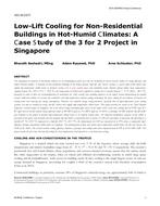 HO-18-C017 — Low-Lift Cooling for Non-Residential Buildings in Hot-Humid Climates: A Case Study of the 3 for 2 Project in Singapore