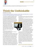 Refrigeration Applications: Think the Unthinkable