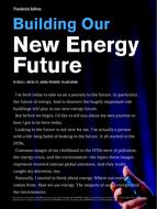 Presidential Address: Building Our New Energy Future