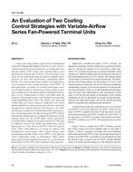 HO-18-006 — An Evaluation of Two Cooling Control Strategies with Variable-Airflow Series Fan-Powered Terminal Units