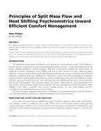 Principles of Split Mass Flow and Heat Shifting Psychrometrics toward Efficient Comfort Management