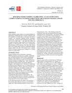 Building Energy Model Calibration: A Case Study Using Computational Fluid Dynamics with Air Leakage Testing and On-site Weather Data