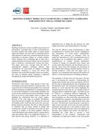 Refining Energy Model Data to Develop a Narrative: Guidelines for Effective Visual Communication