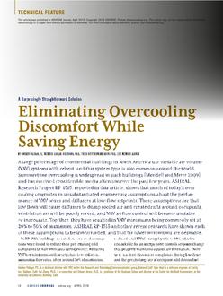 Eliminating Overcooling Discomfort While Saving Energy