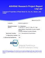RP-1767 — Transport Properties of Real Moist Air, Dry Air, Steam, and Water