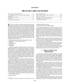 A09 — Health Care Facilities (I-P)