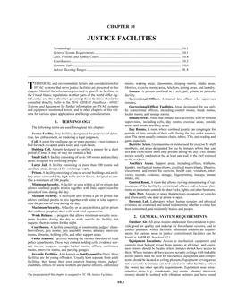 A10 — Justice Facilities (SI)