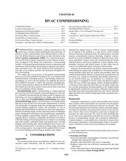 A44 — Building Commissioning (SI)