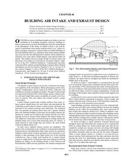 A46 — Building Air Intake and Exhaust Design (SI)