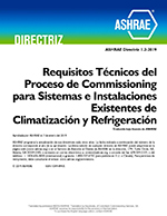 Spanish – Guideline 1.2-2019 — Technical Requirements for the Commissioning Process for Existing HVAC&R Systems and Assemblies