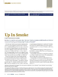 Building Sciences: Up in Smoke