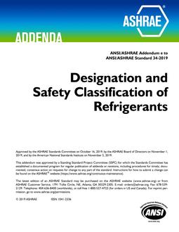 ASHRAE 34-2019 Addendum e