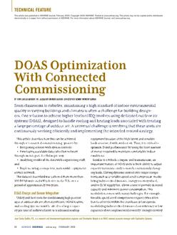 DOAS Optimization With Connected Commissioning