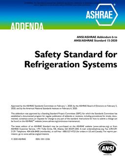 ASHRAE 15-2019 Addendum b