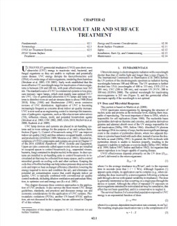 A62 — Ultraviolet Air and Surface Treatment (SI)
