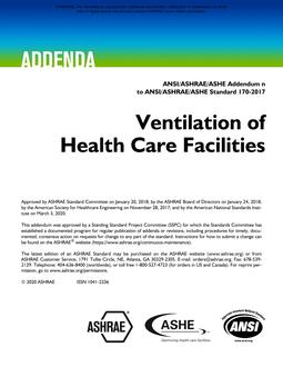 ASHRAE 170-2017 Addendum n