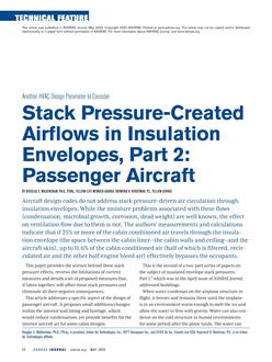 Stack Pressure-Created Airflows in Insulation Envelopes, Part 2 – Passenger Aircraft