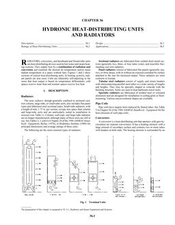 S36 — Hydronic Heat-Distributing Units and Radiators (I-P)