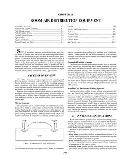 S20 — Room Air Distribution Equipment (I-P)