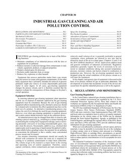 S30 — Industrial Gas Cleaning and Air Pollution Control (SI)