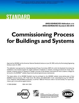 ASHRAE 202-2018 Addendum a