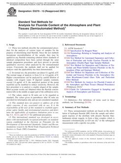 ASTM D3270-13(2021)
