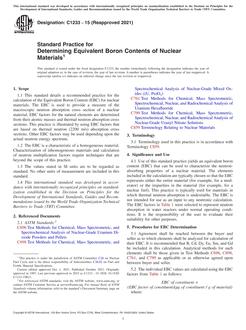 ASTM C1233-15(2021)